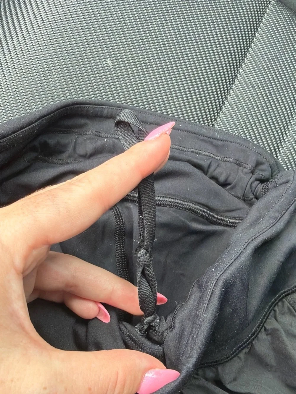 Black lululemon shorts